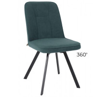 Стул поворотный IBIS-360 b10 темно-зеленый/черный