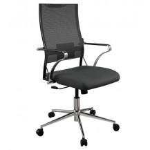 Кресло Metta Ergolife Sit Air 24/7 B2-281K Chrome черное