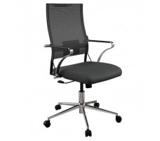 Кресло Metta Ergolife Sit Air 24/7 B2-281K Chrome черное