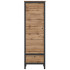 Шкаф Loft REG1D1S 62*38.5*192.5 дуб вотан / черный матовый