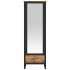 Шкаф Loft SZF1W1S/60 92*88.5*192.5 дуб вотан / черный матовый