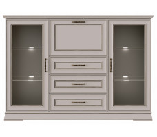 Тумба Florencia KOM2W3S1B 106*45*214.5 персидский жемчуг (с подсветкой)