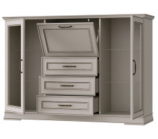 Тумба Florencia KOM2W3S1B 106*45*214.5 персидский жемчуг (с подсветкой)