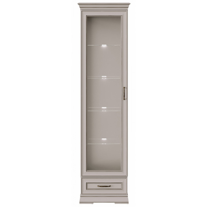 Шкаф Florencia REG1W1SZK 56.5*45*214.5 персидский жемчуг (с подсветкой)