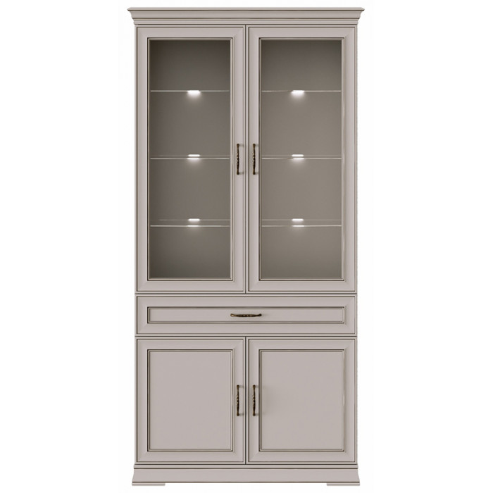 Шкаф Florencia REG2W2D1S 106*45*214.5 персидский жемчуг (с подсветкой)