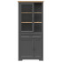 Шкаф Jasmin REG1W2D1S 93*41*204 дуб артизан / графит