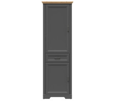 Шкаф Jasmin REG2D1S 65.5*41*204 дуб артизан / графит