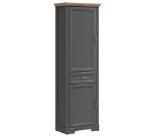 Шкаф Jasmin REG2D1S 65.5*41*204 дуб артизан / графит