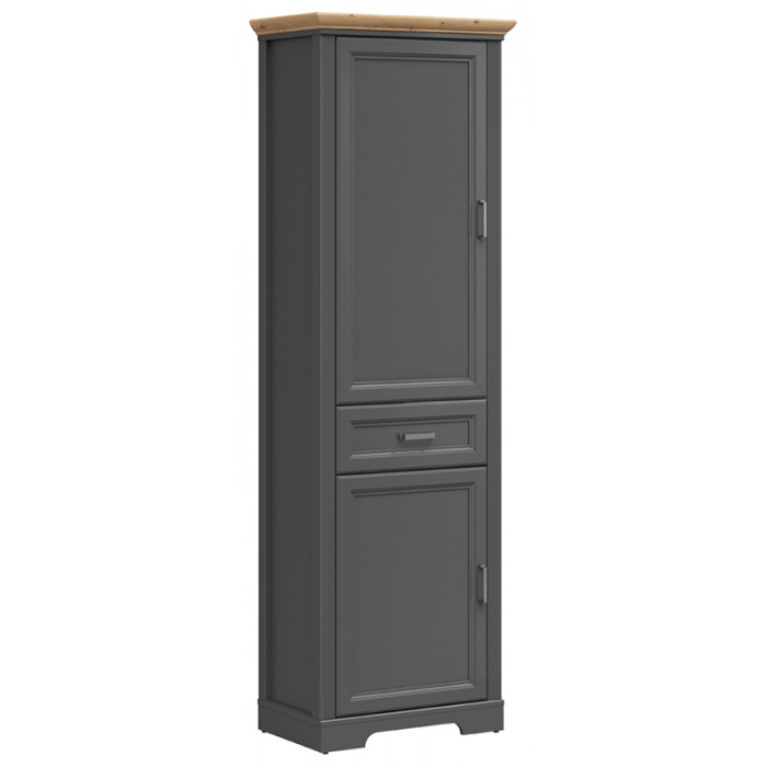 Шкаф Jasmin REG2D1S 65.5*41*204 дуб артизан / графит