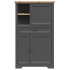 Шкаф Jasmin REG3D1S 93*41*150 дуб артизан / графит