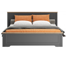 Кровать Jasmin LOZ180х200 Д 180*200 дуб артизан / графит (с гибким основанием)