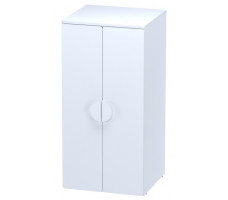 Шкаф Mebelain Пикси 60*57*120 распашной с полкой белый