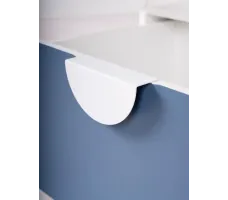 Шкаф Mebelain Пикси 60*57*120 распашной с полкой и выдвижным ящиком синий