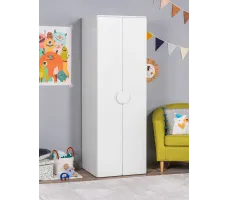 Шкаф Mebelain Пикси 60*57*180 распашной с полкой белый