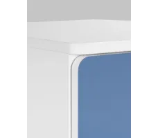 Шкаф Mebelain Пикси 60*57*180 распашной с полкой синий