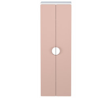 Шкаф Mebelain Пикси 60*57*180 распашной с полкой розовый