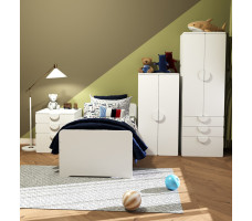 Комод Mebelain Пикси 3 ящика 60*57*60 белый