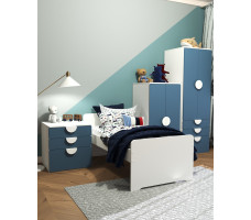 Комод Mebelain Пикси 3 ящика 60*57*60 синий