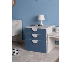 Комод Mebelain Пикси 3 ящика 60*57*60 синий