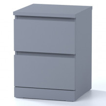 Тумба прикроватная Mebelain Варма 2 40*40*54 серый Тумба прикроватная Mebelain Варма 2 40*40*54 серый
