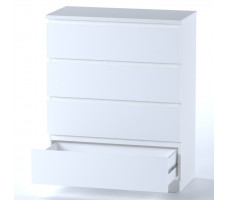 Комод Mebelain Варма 4 80*40*100 белый