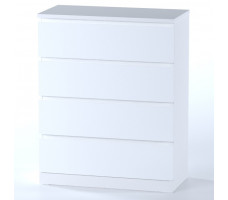 Комод Mebelain Варма 4 80*40*100 белый