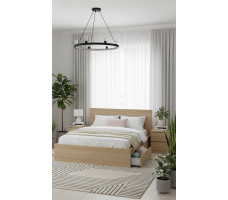 Кровать Mebelain Варма сэнг 160 160*200 дуб скандинавский