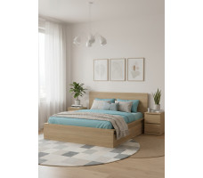 Кровать Mebelain Варма сэнг 160 160*200 дуб скандинавский