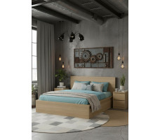 Кровать Mebelain Варма сэнг 160 160*200 дуб скандинавский