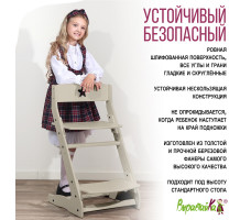 Растущий стул Millwood Вырастайка Стандарт слоновая кость