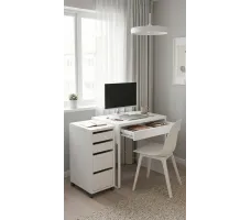 Письменный стол Mebelain КОМПИ 73 73*50*75 белый
