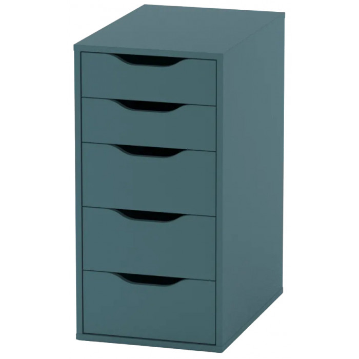 Комод Mebelain Ингар 5 36*53*71 серо-бирюзовый