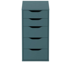 Комод Mebelain Ингар 5 36*53*71 серо-бирюзовый