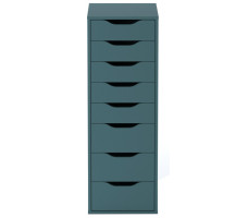 Комод Mebelain Ингар 8 36*53*102 серо-бирюзовый