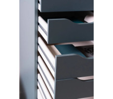 Комод Mebelain Ингар 8 36*53*102 серо-бирюзовый