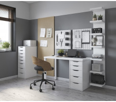 Полка настенная Mebelain Фора 190E 30*27*189 белый