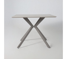 Стол AV 5026 1000*700 МДФ пленка ПВХ/керамика CARMEN LIGHT GRAY бежево-серый / бежево-серый матовый