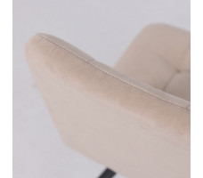 Стул Rommy b03 cream lux/черный
