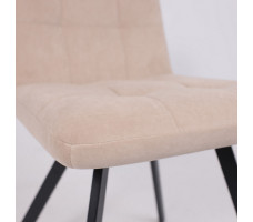 Стул Rommy b03 cream lux/черный