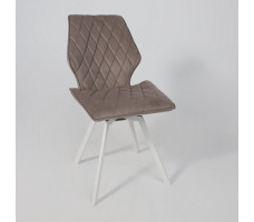 Стул поворотный Rafael M-R 360 d05 CAPPUCCINO LUX/белый