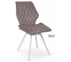 Стул поворотный Rafael M-R 360 d05 CAPPUCCINO LUX/белый
