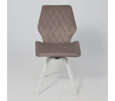 Стул поворотный Rafael M-R 360 d05 CAPPUCCINO LUX/белый