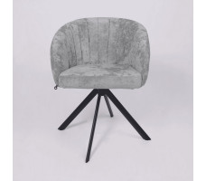 Стул поворотный SHELLY-R 360 m13 ASH GREY LUX/черный