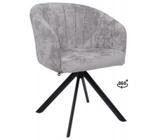 Стул поворотный SHELLY-R 360 m13 ASH GREY LUX/черный