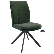 Стул поворотный SMART-R 360 g14 DARK GREEN шенилл LUX - d13 DARK GREEN LUX/черный
