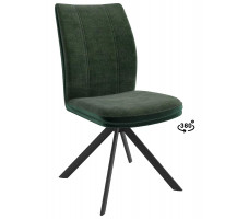 Стул поворотный SMART-R 360 g14 DARK GREEN шенилл LUX - d13 DARK GREEN LUX/черный