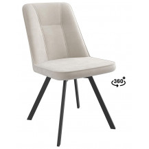 Стул поворотный IBIS-360 b03 кремовый/черный