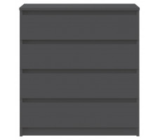 Комод Elain KOM4S 70*28.5*84.5 антрацит
