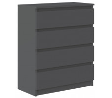 Комод Elain KOM4S 70*28.5*84.5 антрацит