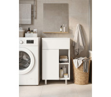 Тумба Elain KOM1D1S P 50*30*85 белый